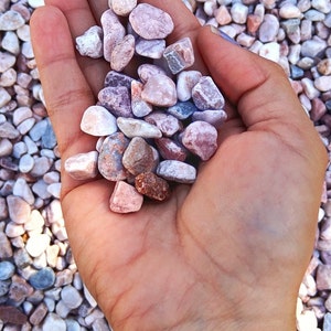 Vietnamese Pink Pebble Natural Stones and smooth Gravel for Terrarium/ Aquarium/ Garden, Premium Freshwater Substrate