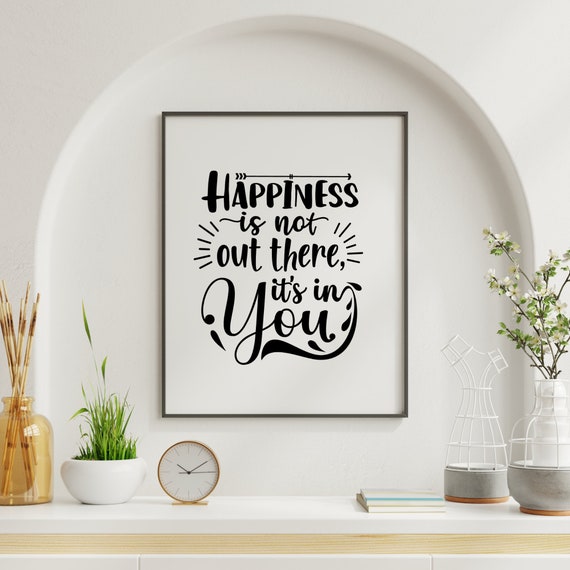 Inspirational Wall Art Motivational Quote Printable Home Decor