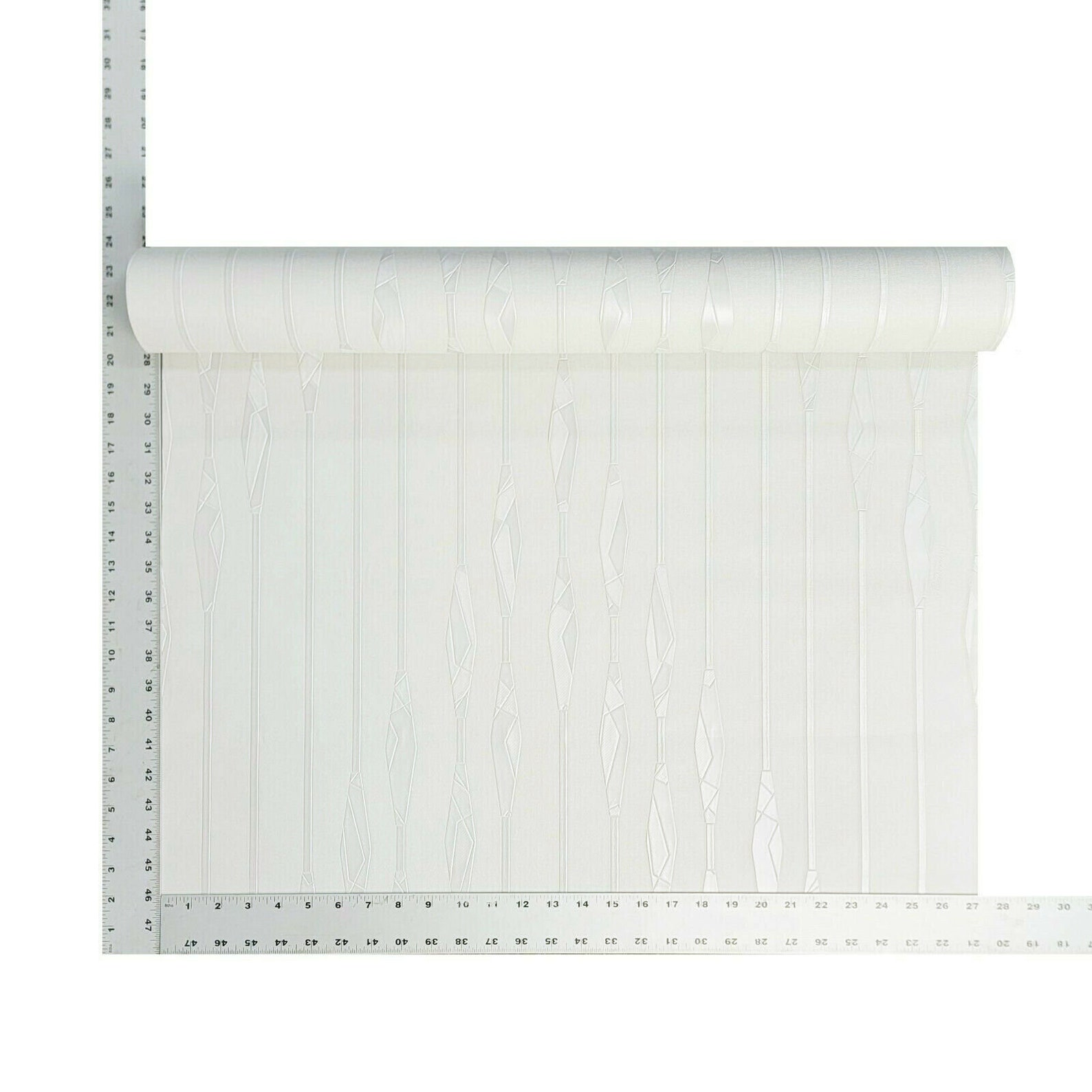 Contemporary Herringbone Zig Zag Lines Chevron off White Etsy