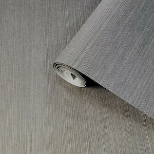 Charcoal gray Taupe Sisal natural Grasscloth Wallpaper rolls