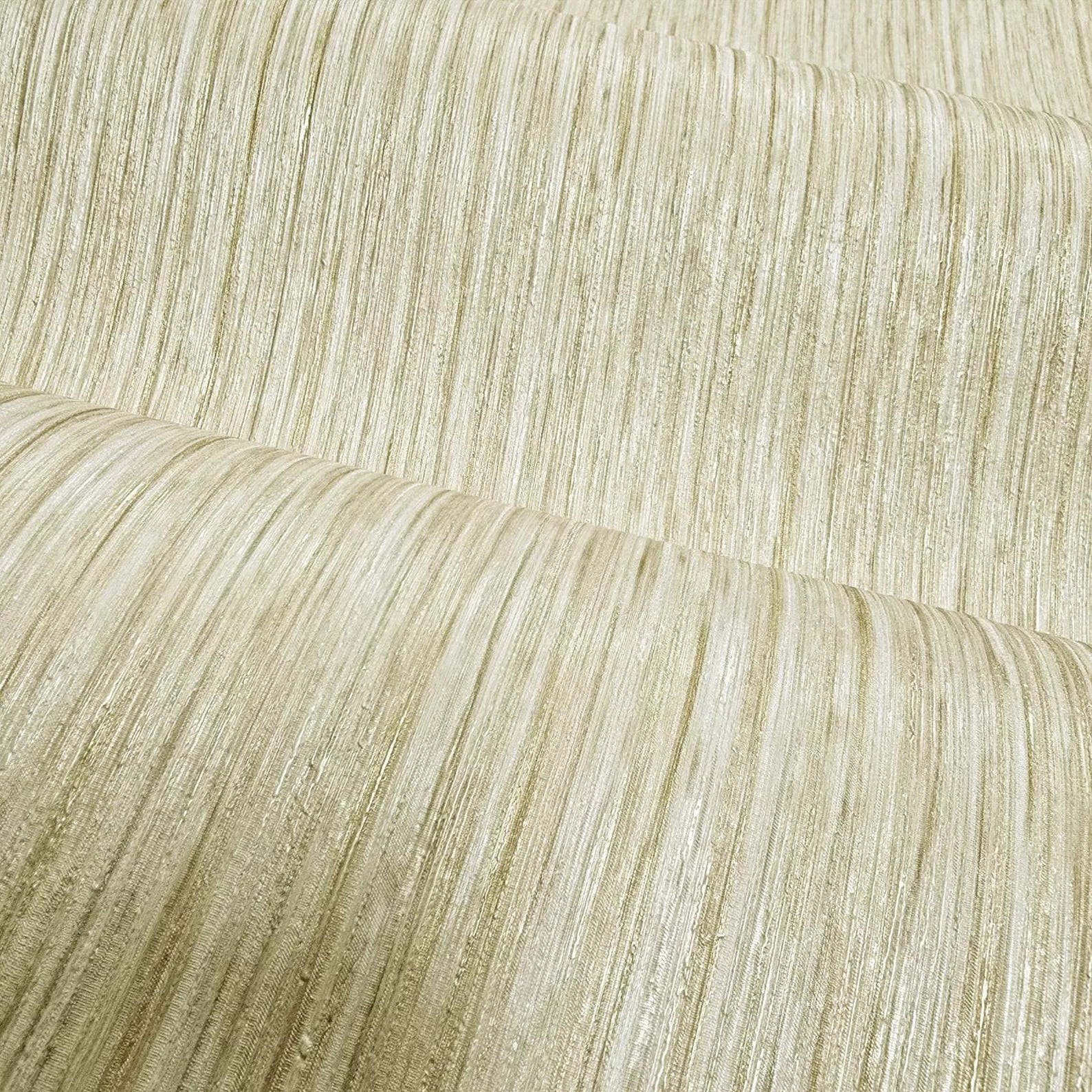Wheat Golden Tan Beige Cream Stria Lines Faux Fabric Textured Modern ...