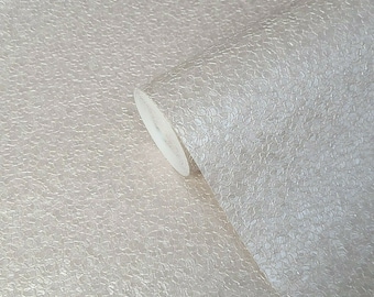 pearl cream metallic wallcoverings plain faux mica stone textured Wallpaper roll