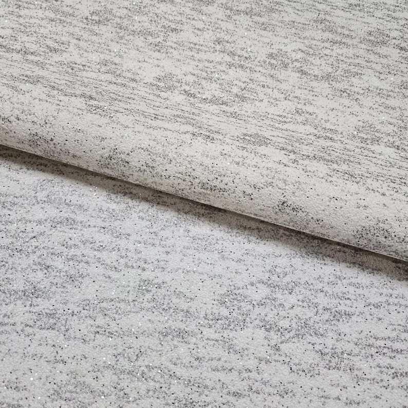 Buy Off White Grey Silver Chip Stone Real Natural Mica Textured Plain