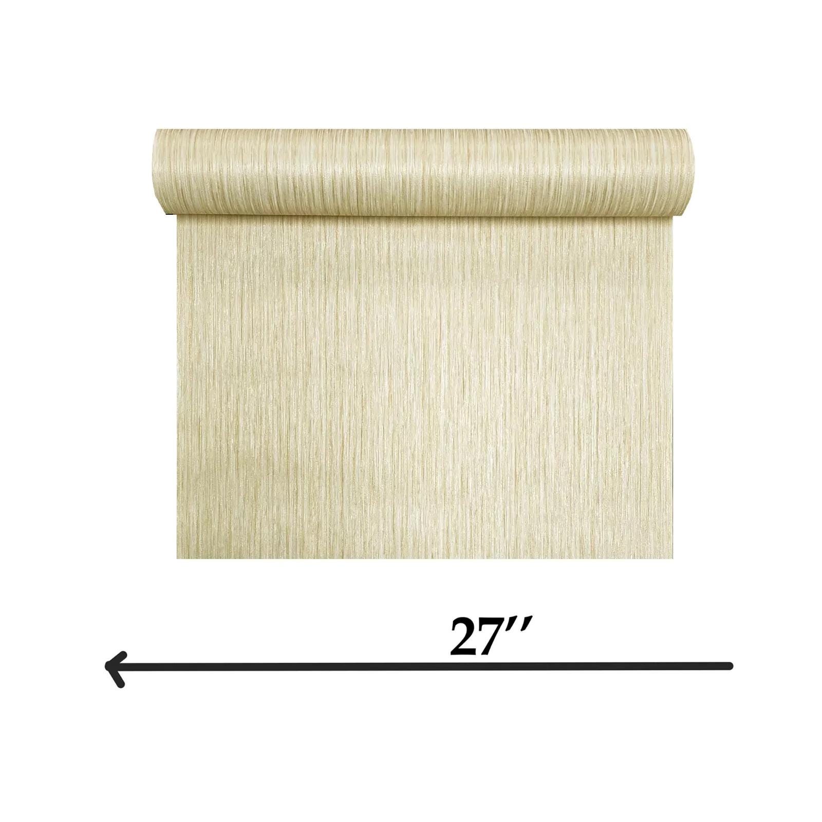 Wheat Golden Tan Beige Cream Stria Lines Faux Fabric Textured Modern ...