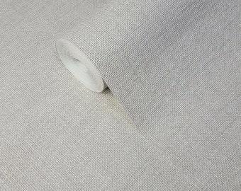 May include: A roll of gray textured wallpaper with a subtle shimmer.
