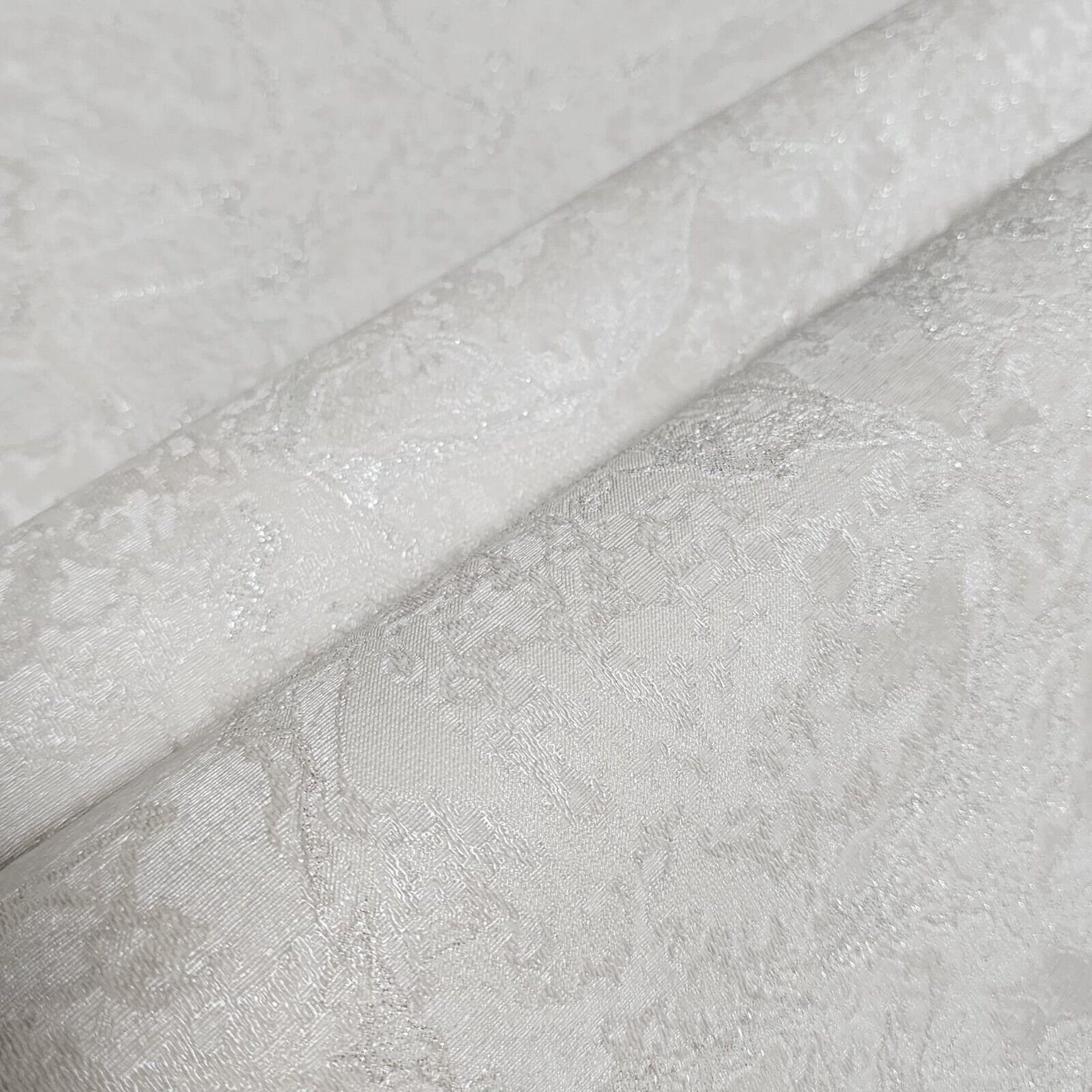 Embossed off White Cracked Faux Concrete Plaster Textured Modern ...