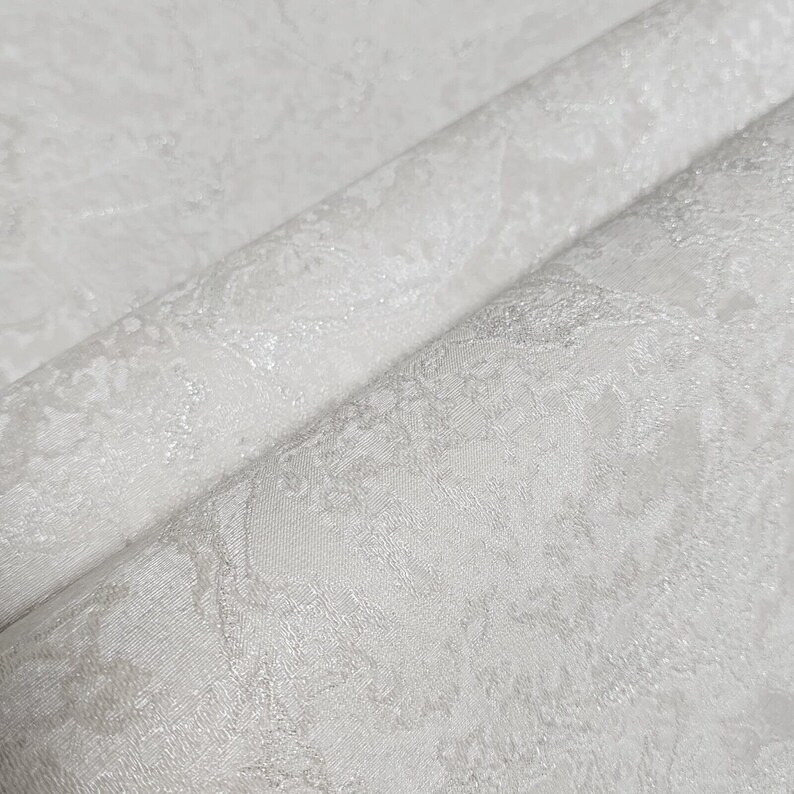 Embossed off White Cracked Faux Concrete Plaster Textured Modern ...