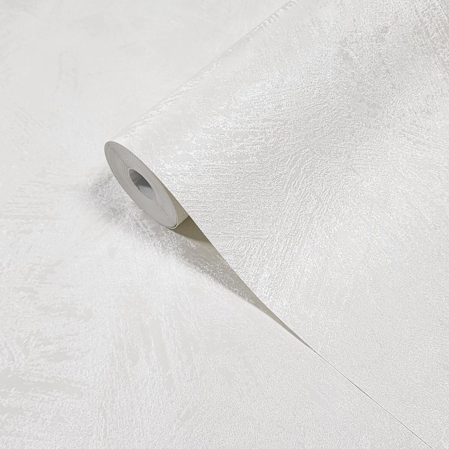 Contemporary Satin Ivory off White Faux Concrete Plaster Textured ...