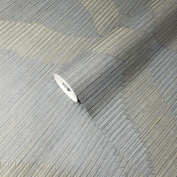 Grasscloth Wallpaper Gold Etsy