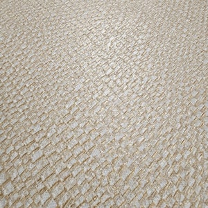 Modern Ivory off White Gold Metallic Faux Woven Fabric Textured ...