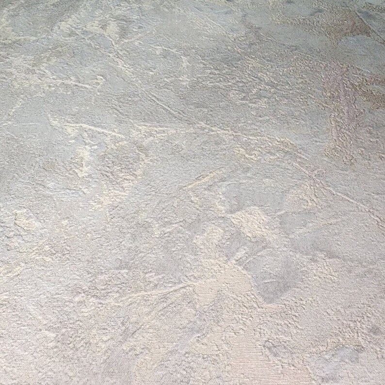Embossed Pearl Ivory Cream Gold Metallic Faux Plaster Textured Modern ...