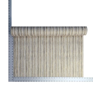 Wallpaper Beige Gray Gold Metallic Textured Plain Vertical Lines Faux ...