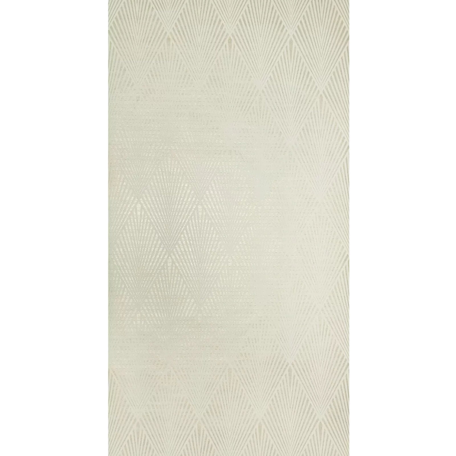 Retro Art Deco Diamond Ivory off White Gold Metallic Textured Wallpaper ...