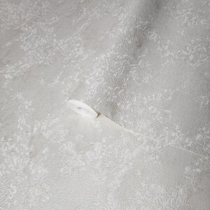 Modern Distressed Plain Ivory off White Faux Woven Fabric Textured ...