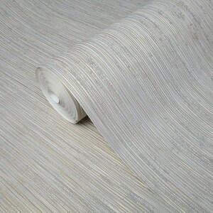 Cream Gold Metallic Stria Lines Faux Fabric Texture Plain Textured ...