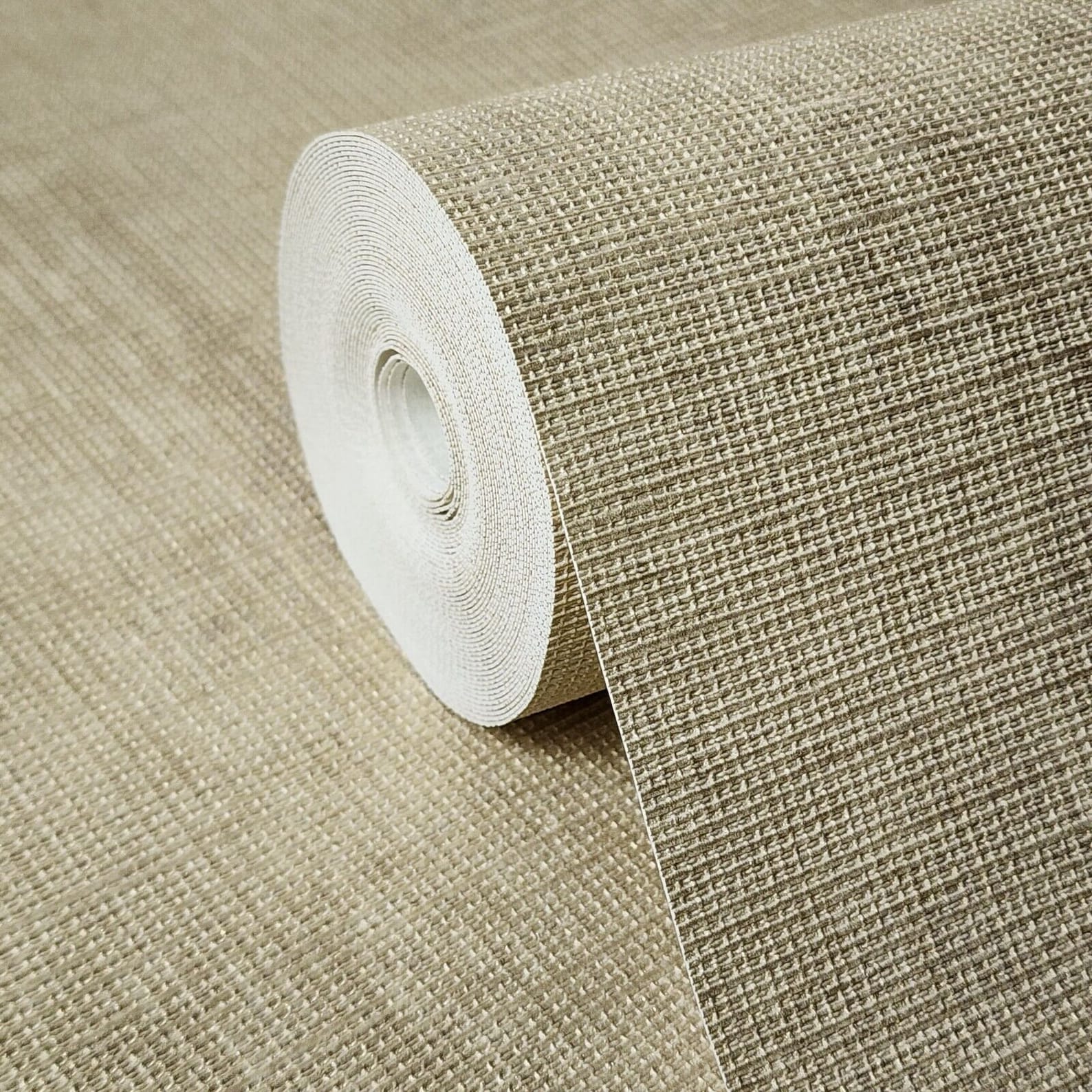 Embossed Gold Brass Metallic Faux Sisal Grasscloth Woven Textured ...