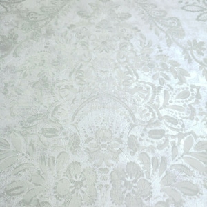 Wallpaper off White Satin Cream Concrete Textured Faux Plaster Vintage ...