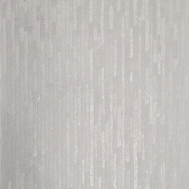 Satin Ivory Gold Metallic Faux Fabric Vertical Stripes Textured Lines ...