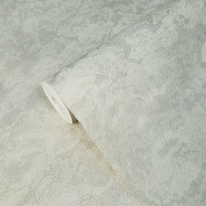 Plain Modern wallcoverings faux caw fur skin textured Gold metallic wallpaper 3D