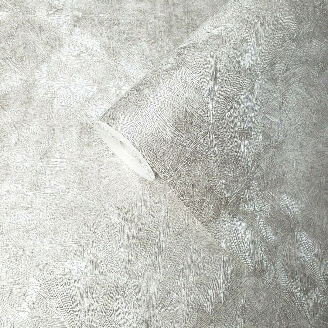 Picture Idea: Embossed White Violet Pearl Metallic Crushed Metal Textured Industrial