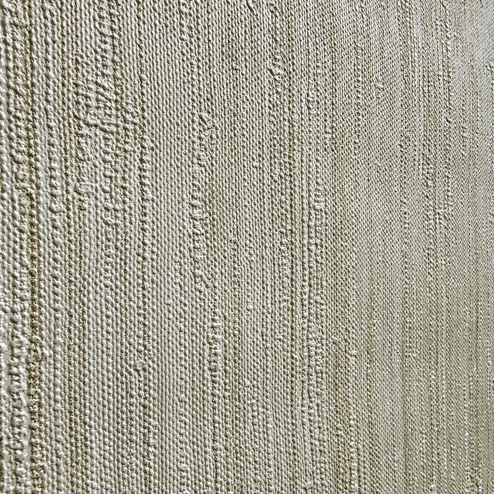 Tan Beige Cream Gold Metallic Faux Thread Stria Lines Fabric Textured ...