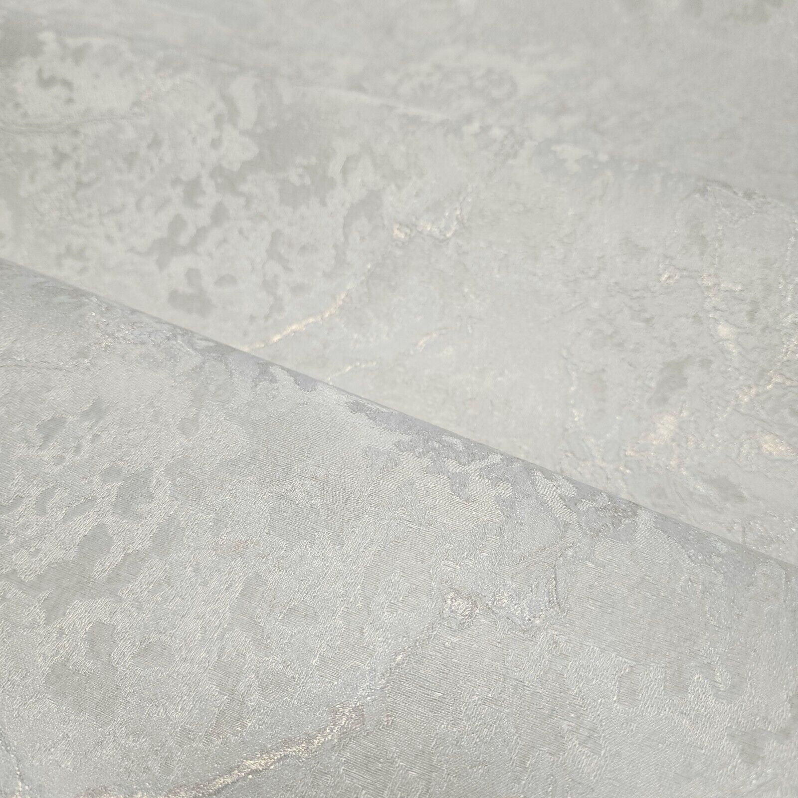 Ivory off White Rose Gold Cracked Faux Concrete Plaster Textured ...