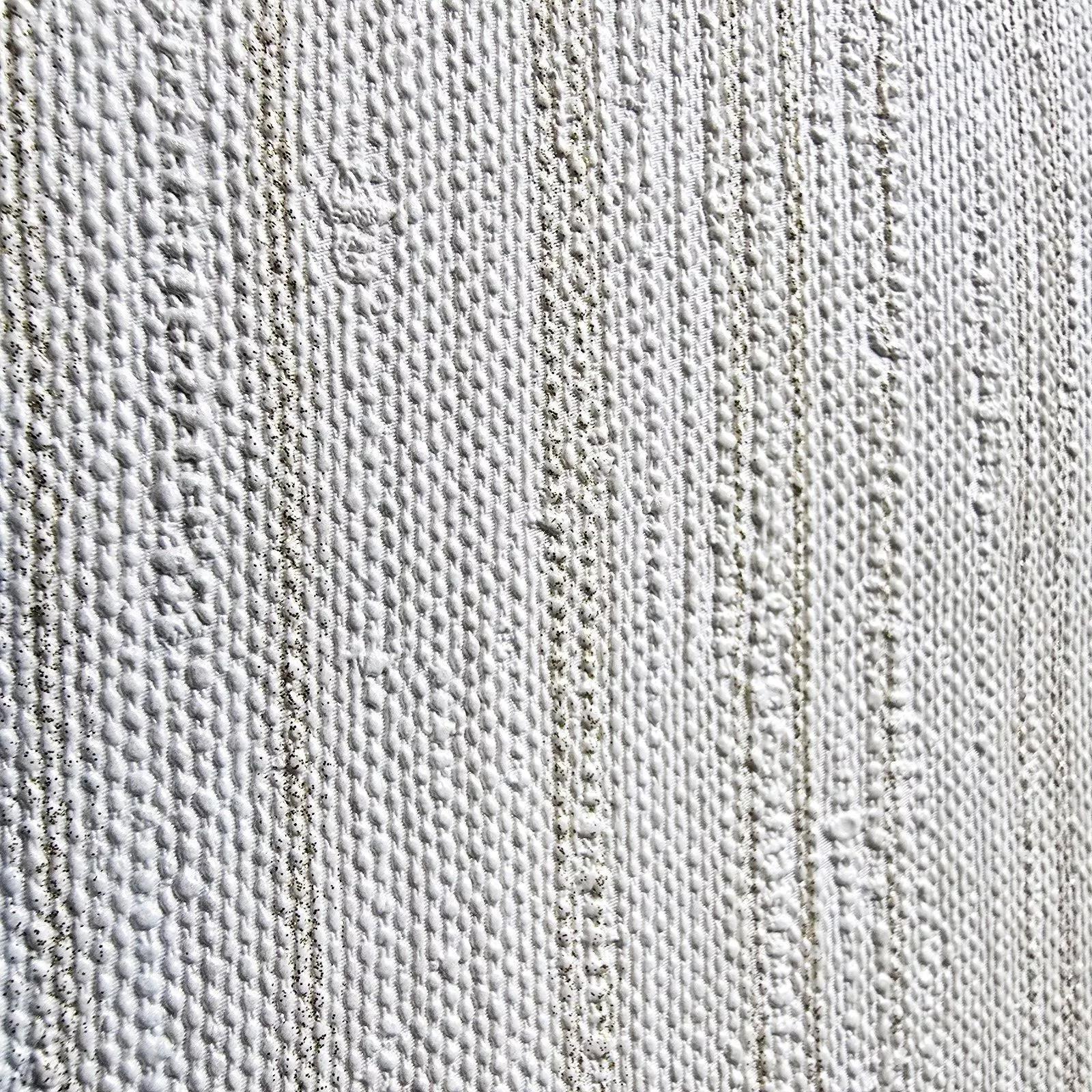 Ivory off White Gold Metallic Faux Thread Stria Lines Fabric Textured ...