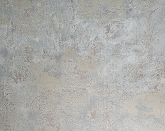 Industrial wallpaper green grey beige rusted Concrete Rustic Plaster Textured 3D