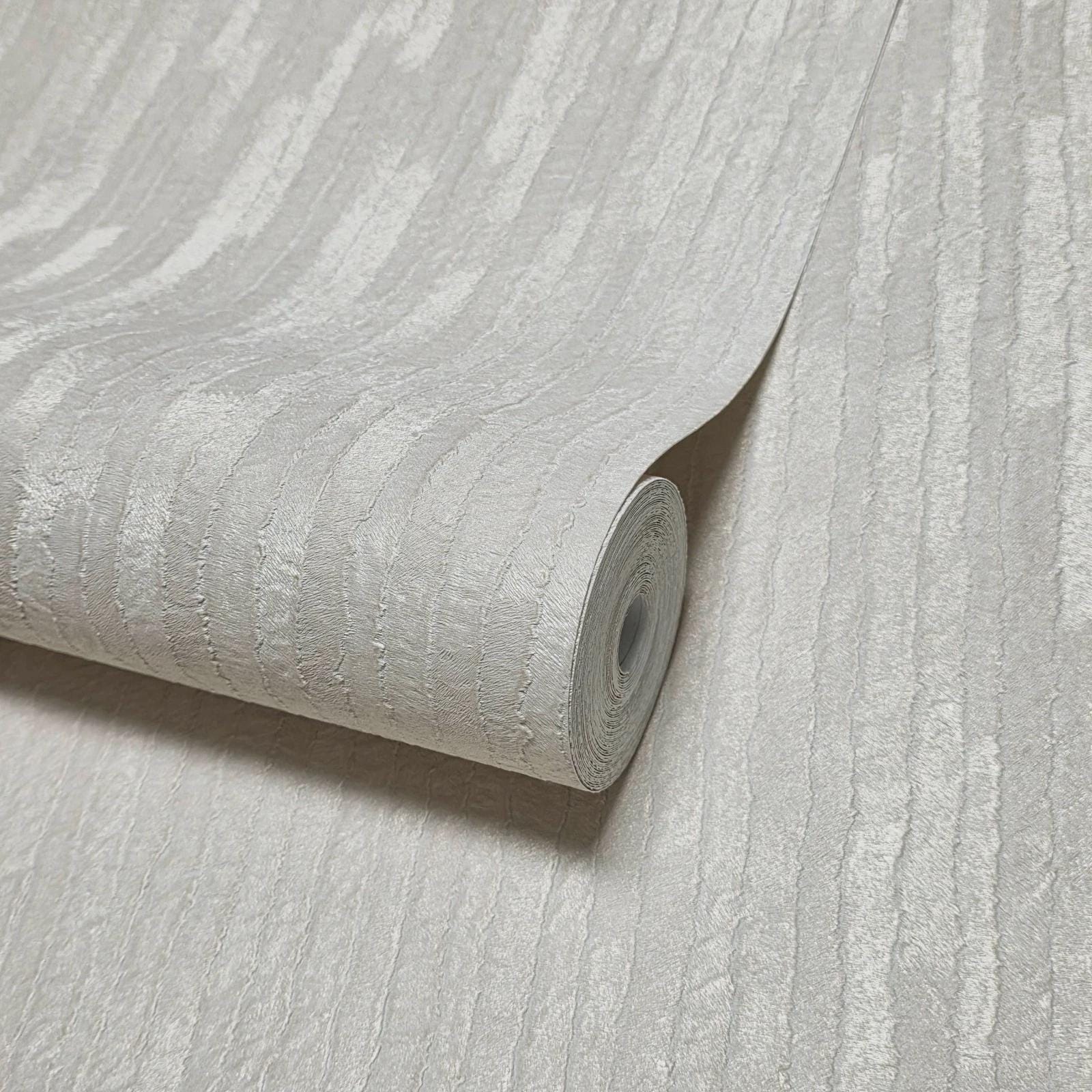 Satin Ivory Gold Metallic Faux Fabric Vertical Stripes Textured Lines ...