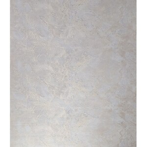 Embossed Pearl Ivory Cream Gold Metallic Faux Plaster Textured Modern ...