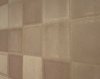 Wallpaper copper metallic textured modern faux animal wool square tiles 3D rolls