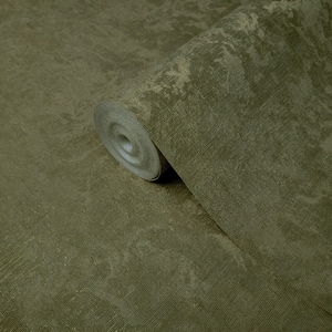 Textured plain Brown Bronze gold metallic Wallpaper faux fabric worn textures 3D