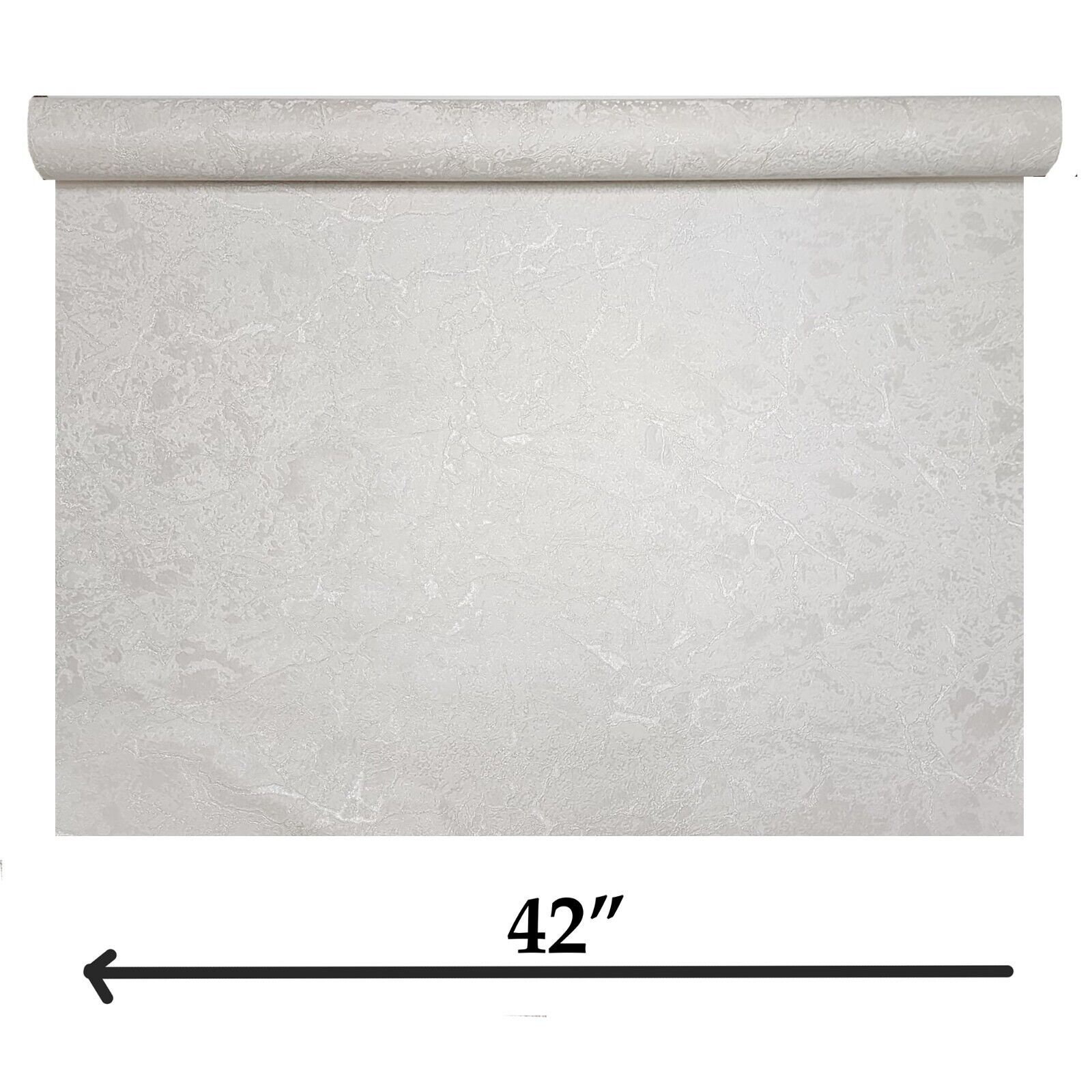 Embossed off White Cracked Faux Concrete Plaster Textured Modern ...