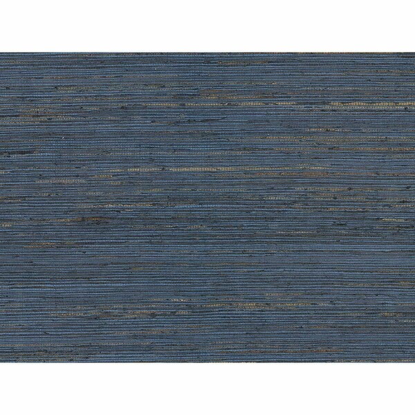 Blue Grasscloth Wallpaper Etsy