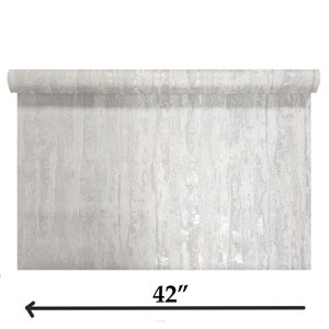 thumbnail interactive-video image 1 of Zambaiti Parati Villa Dorata Metallic Faux Plaster Wallpaper - Gray/Silver/Brass/Gold - Italy 1 of 3