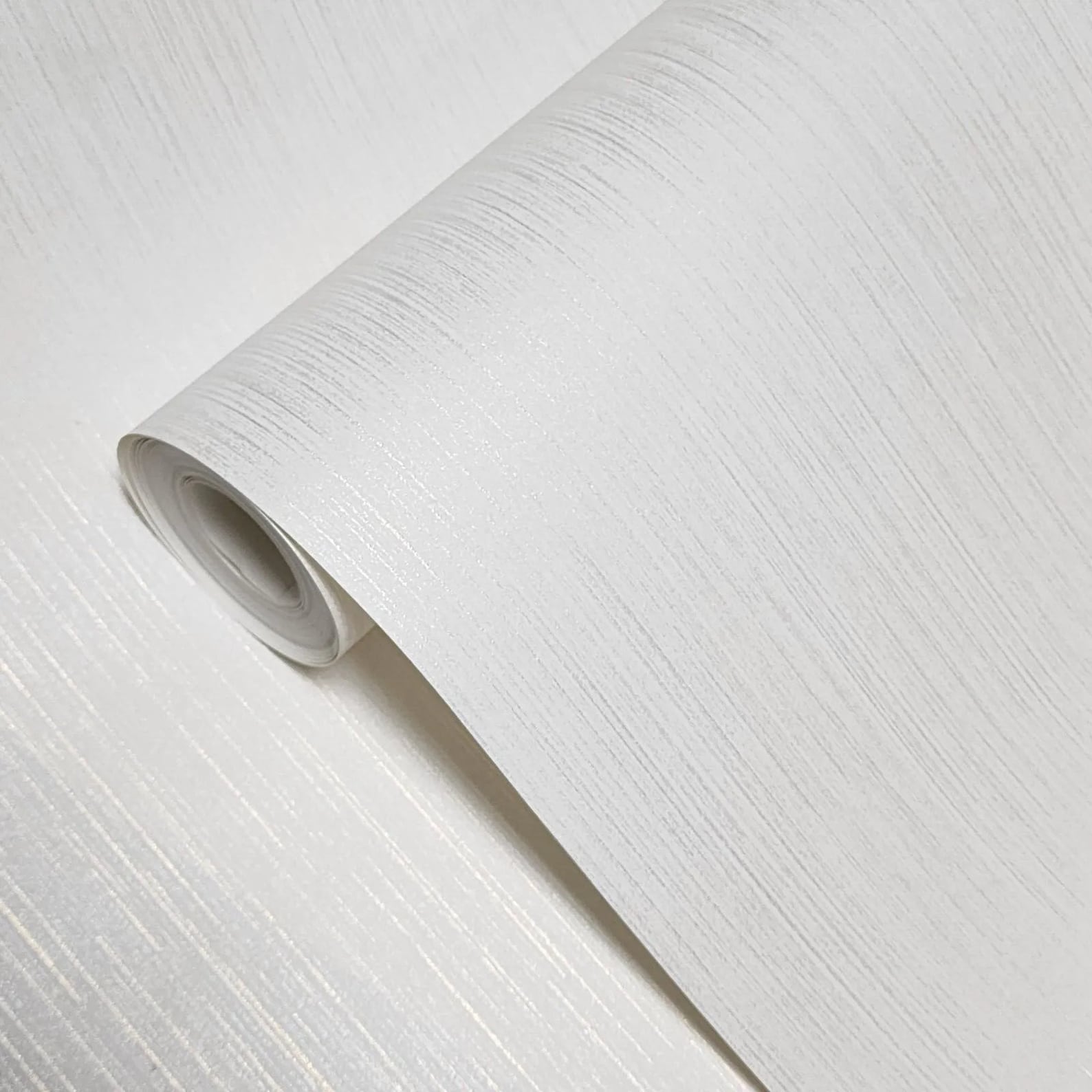Plain Non-woven Modern Ivory off White Gold Metallic Faux Fabric Lines ...