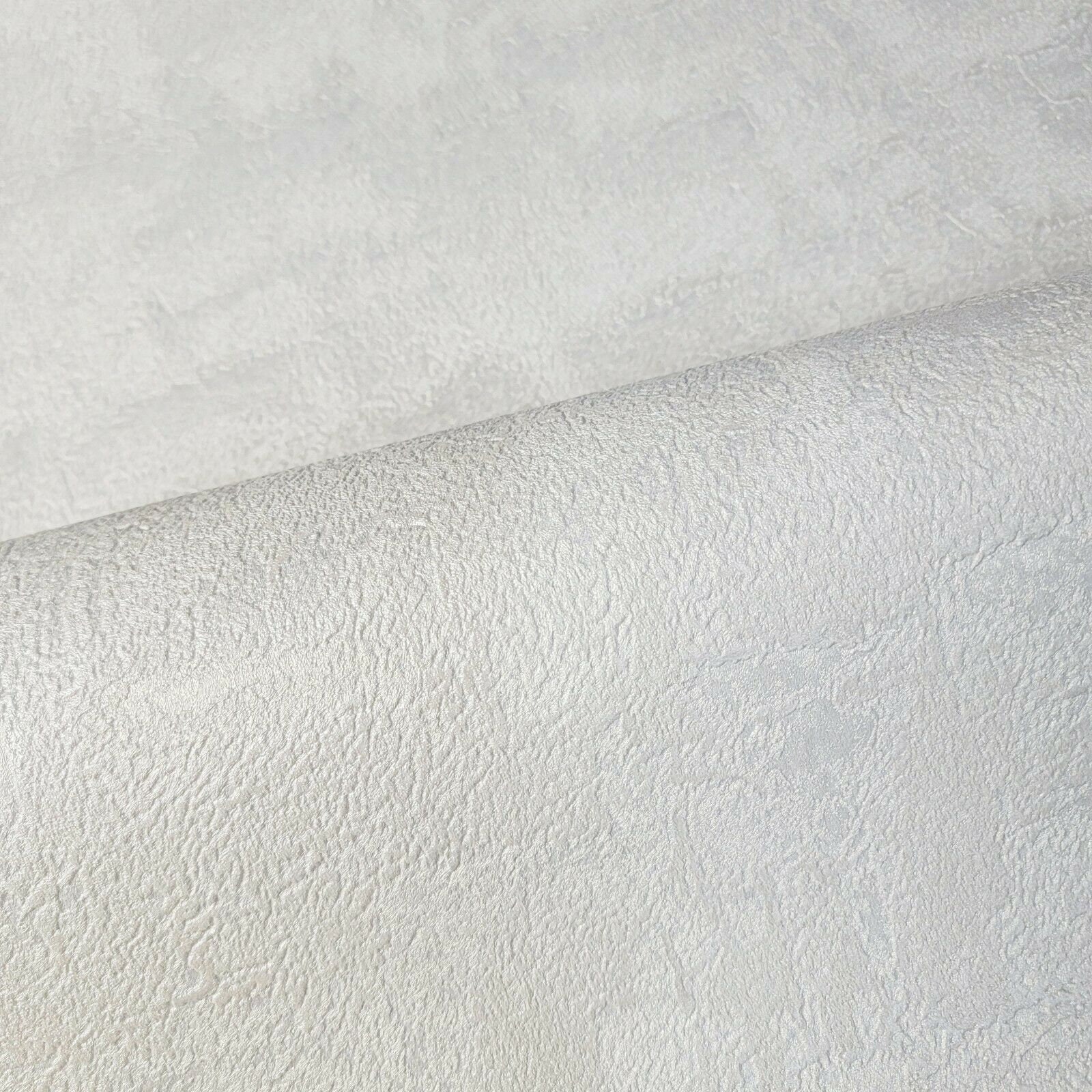 Contemporary Textured Plain Wallpaper Ivory off White Gold Faux ...