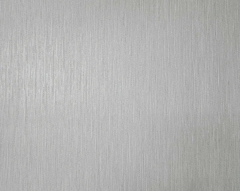 Gray silver metallic faux fabric textured stria lines textures Modern Wallpaper