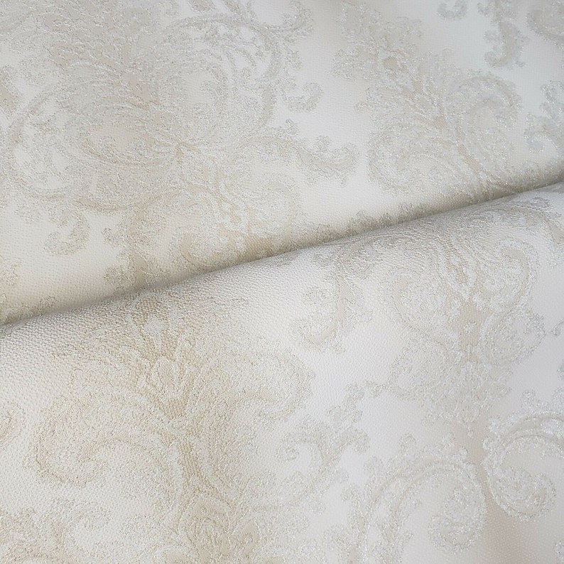 Embossed Wallpaper Ombre off White Ivory Gold Metallic Textured ...