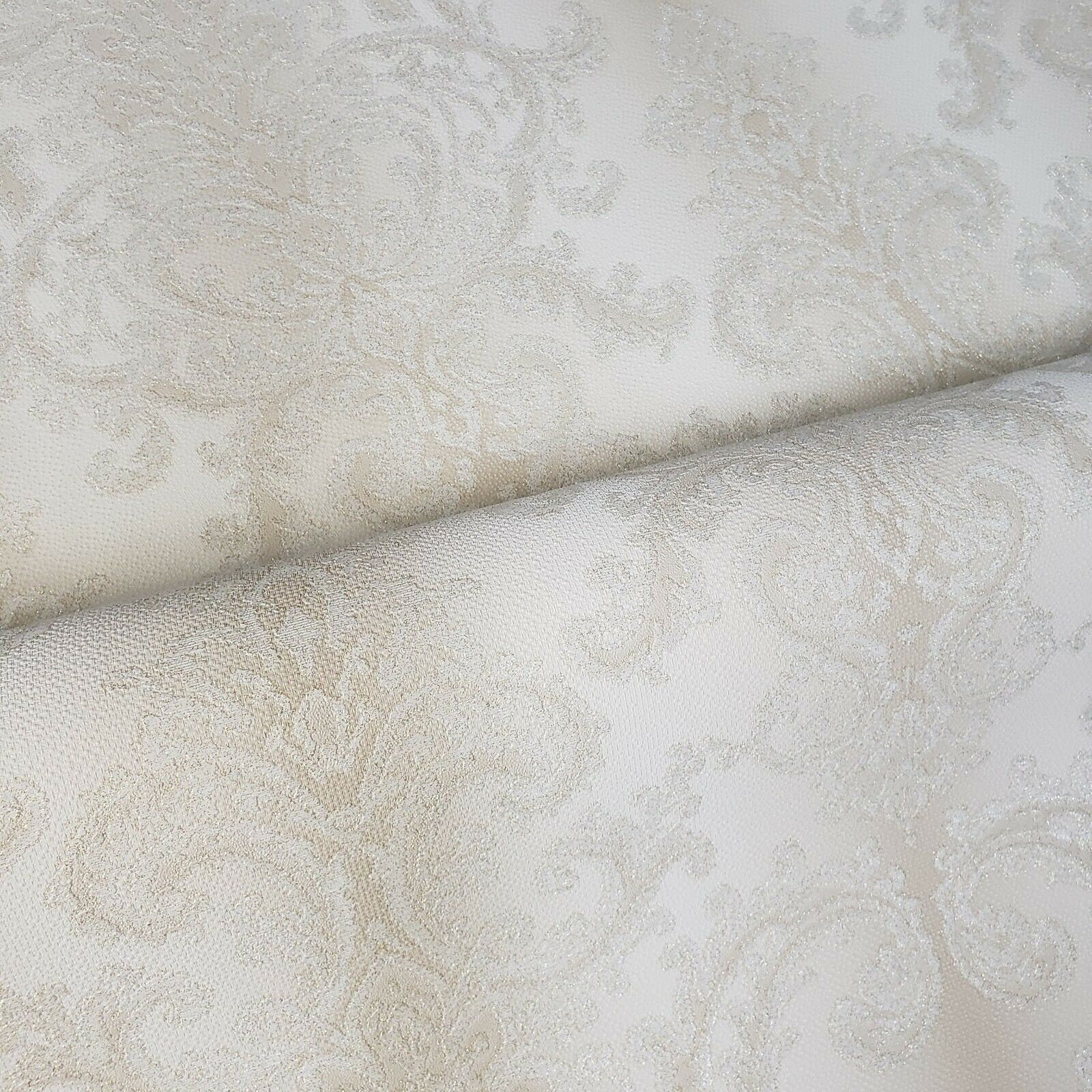 Embossed Wallpaper Ombre off White Ivory Gold Metallic Textured ...