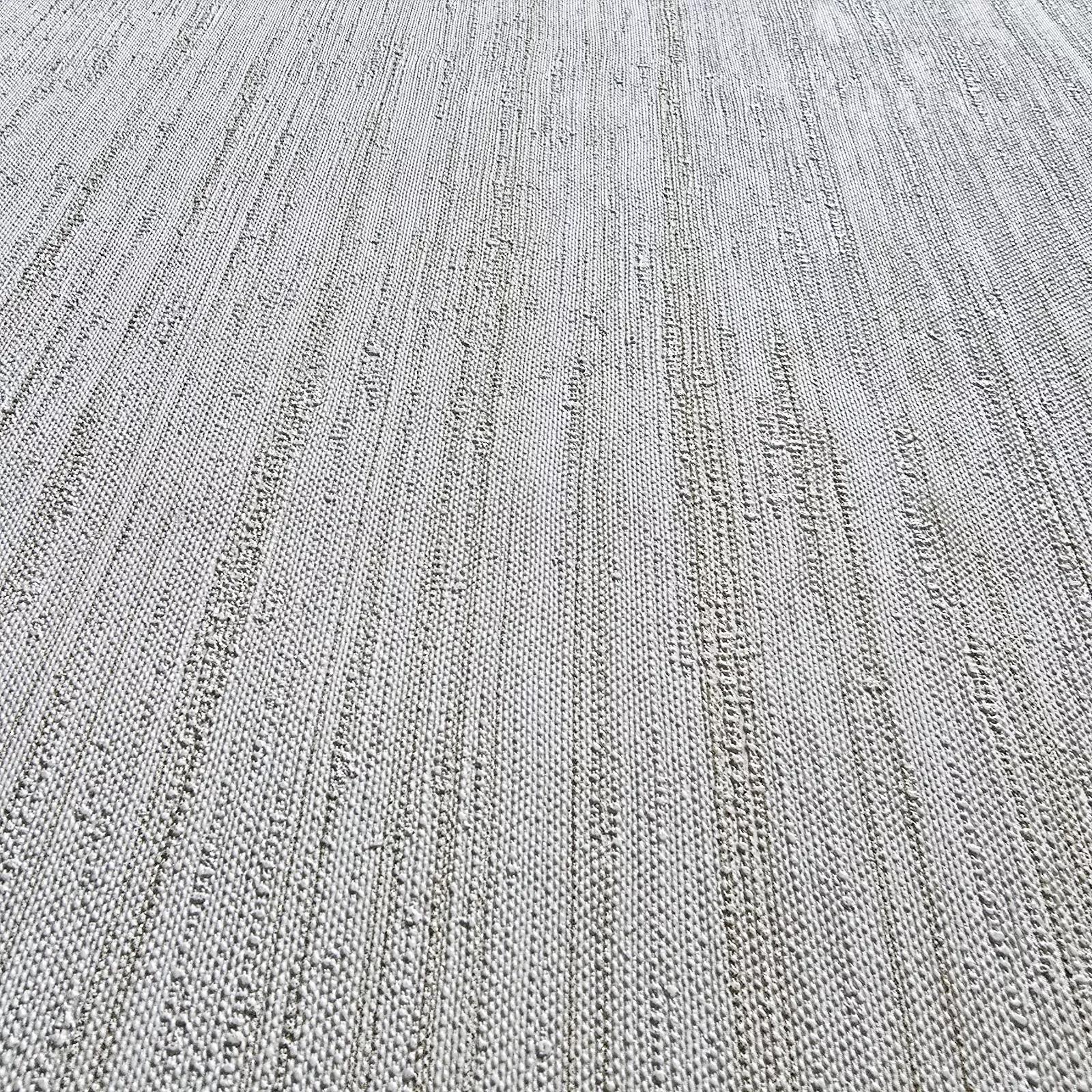Ivory off White Gold Metallic Faux Thread Stria Lines Fabric Textured ...
