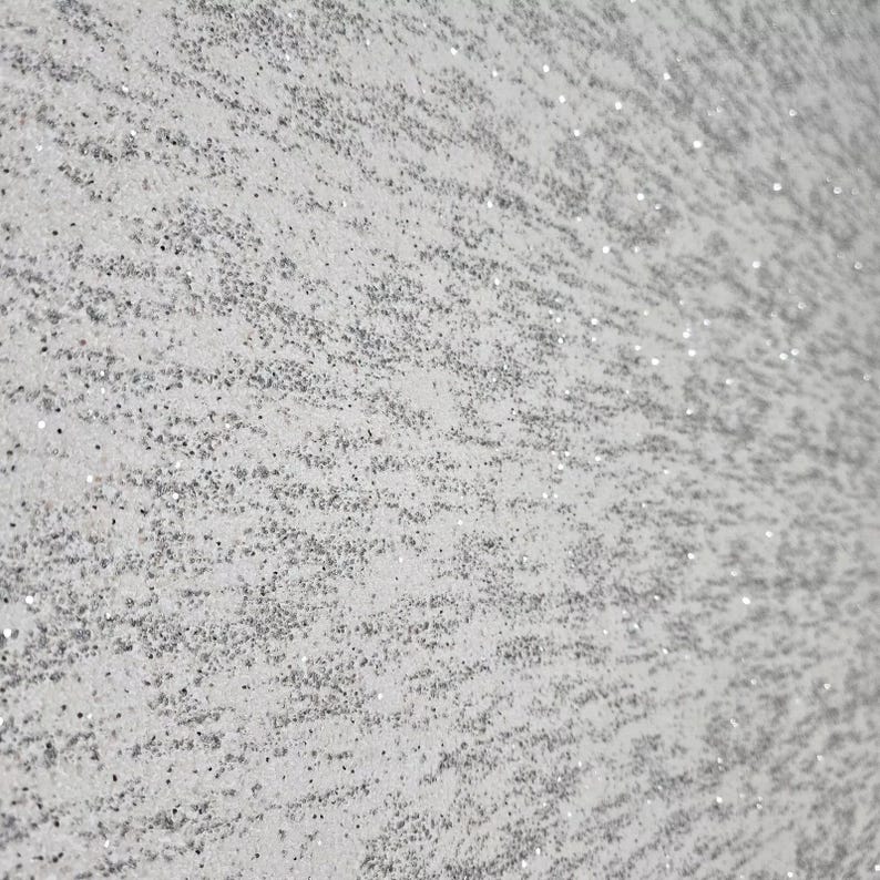 Buy Off White Grey Silver Chip Stone Real Natural Mica Textured Plain