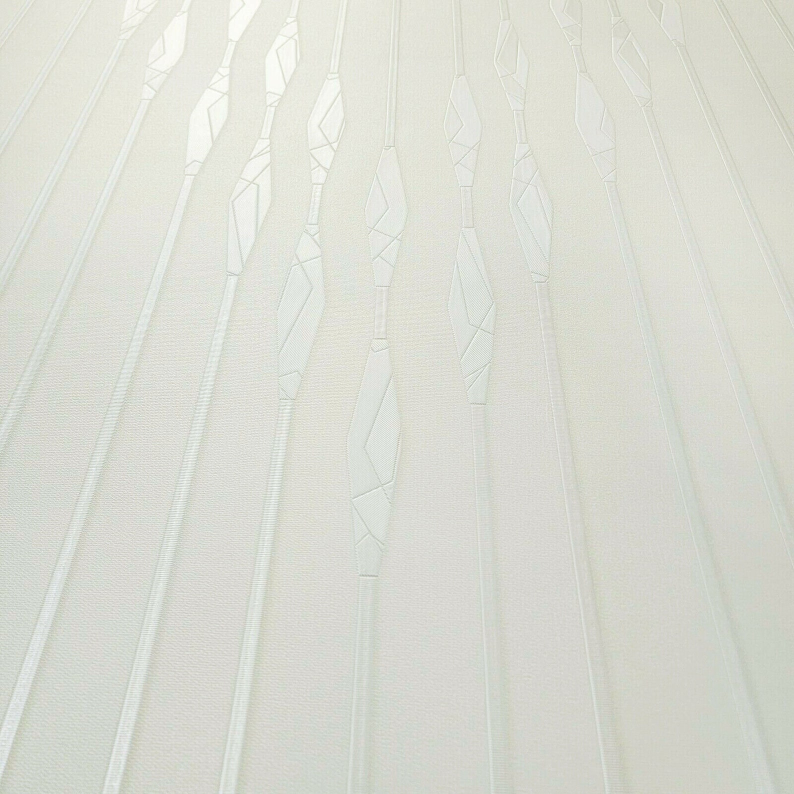 Contemporary Herringbone Zig Zag Lines Chevron off White Etsy