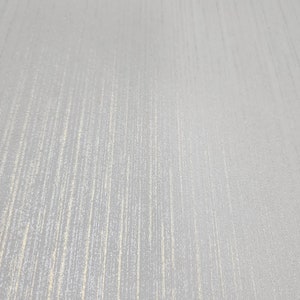 Plain Non-woven Modern Ivory off White Gold Metallic Faux Fabric Lines ...