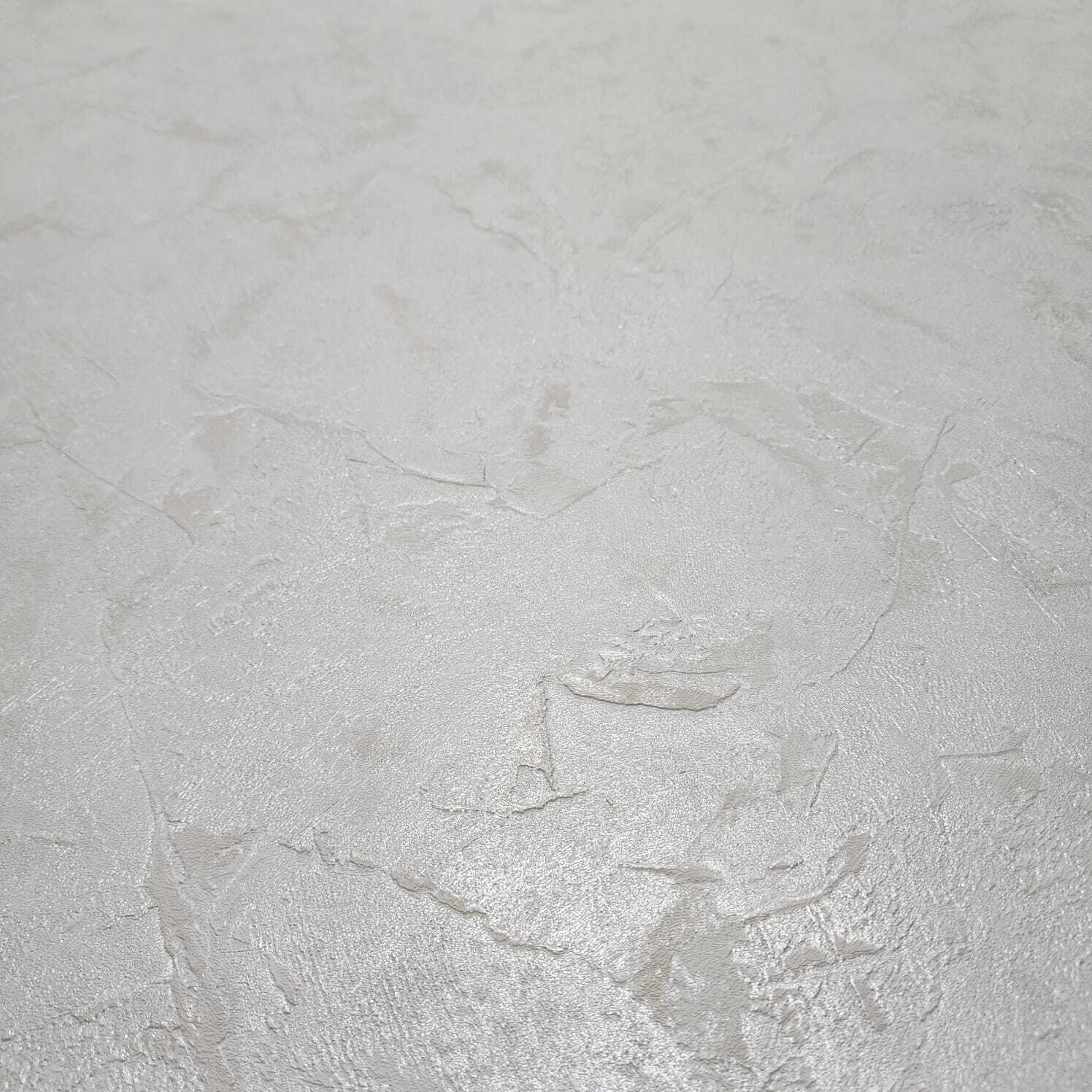 Contemporary Ivory off White Gold Cream Wallpaper Textured Faux ...