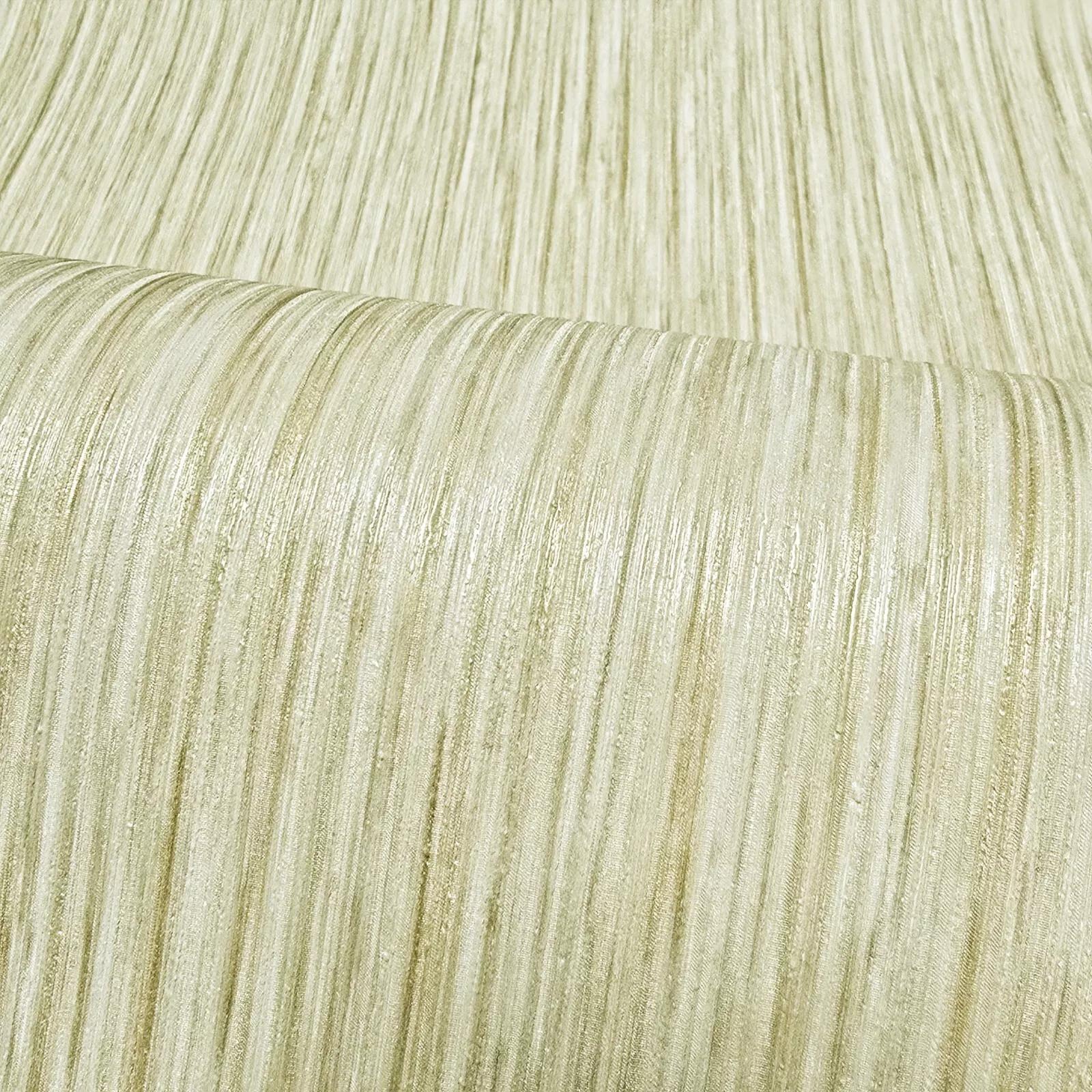 Wheat Golden Tan Beige Cream Stria Lines Faux Fabric Textured Modern ...