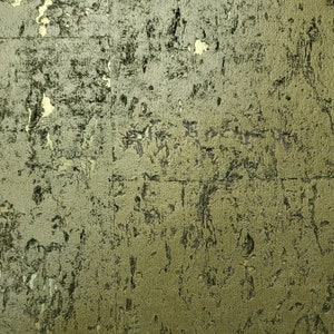 Modern Real natural cork Wallpaper Dark Gold metallic textured wallcoverings