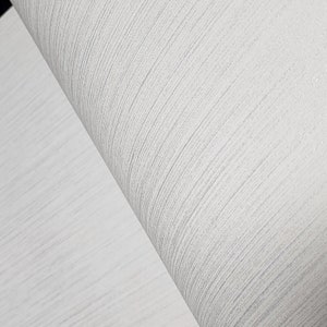 Plain Non-woven Modern Ivory off White Gold Metallic Faux Fabric Lines ...