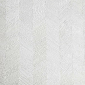 Contemporary Modern Herringbone white faux wood textured Striped wallpaper rolls