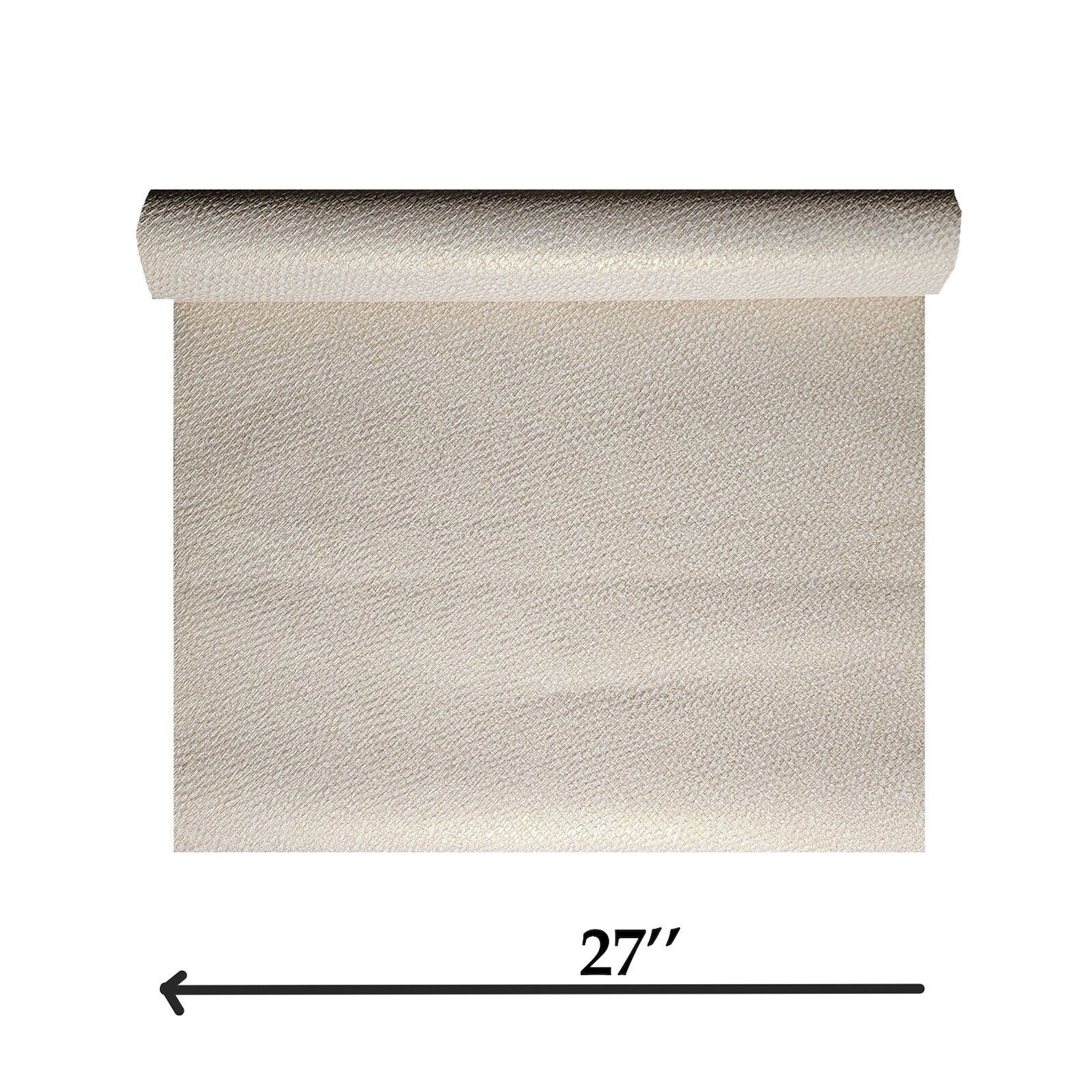 Modern Ivory off White Gold Metallic Faux Woven Fabric - Etsy